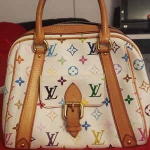 Loius vuitton white priscilla  handbag
